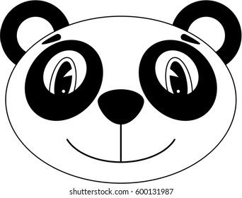 Cute Cartoon Panda Bear
