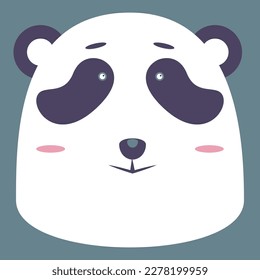 Cute cartoon Panda character. Pandas are a species of bear that are native to China.Pandas are beloved around the world and are considered a symbol of conservation.