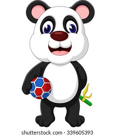 cute Cartoon panda of illustration
