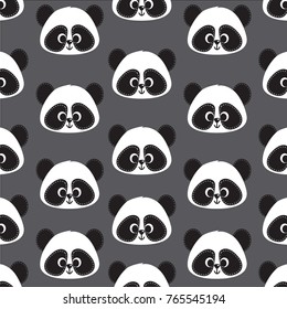 Cute Cartoon Panda Pattern