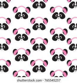 Cute Cartoon Panda Pattern