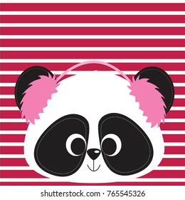 Cute Cartoon Panda Pattern