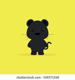 Cute Cartoon Panther