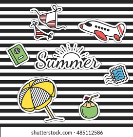 Cute cartoon patch collection