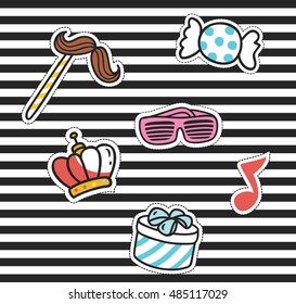 Cute cartoon patch collection