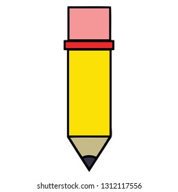 cute cartoon of a of a pencil