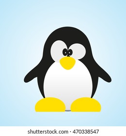 Cute cartoon penguin