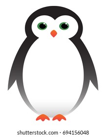 Cute cartoon penguin