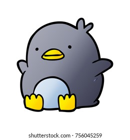 pingüino de dibujos animados