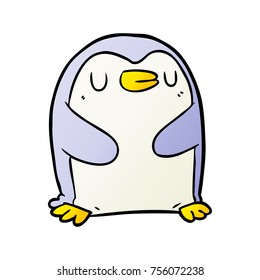 pingüino de dibujos animados