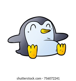 cute cartoon penguin