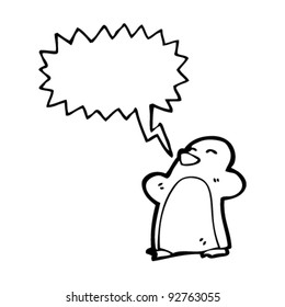 pingüino de dibujos animados