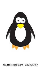 cute cartoon penguin animal vector character