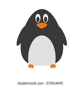 Cute Cartoon Penguin Vector Illustration: เวกเตอร์สต็อก (ปลอดค่า