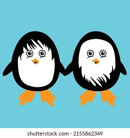 Cute cartoon penguin Vector Image