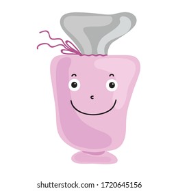 Perfume de dibujos animados. Ilustración del vector