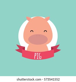 Cute Cartoon pig