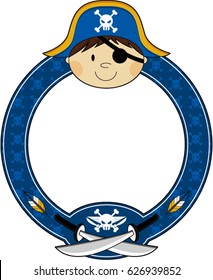 Cute Cartoon Pirate