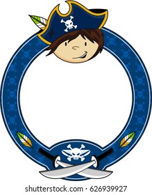 Cute Cartoon Pirate