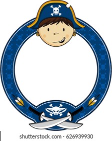 Cute Cartoon Pirate