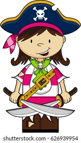 Cute Cartoon Pirate