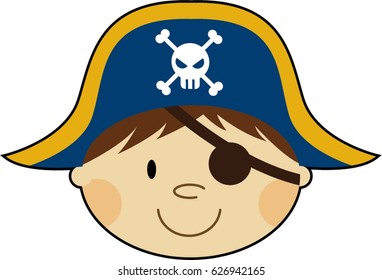 Cute Cartoon Pirate