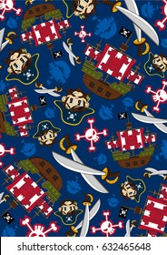 Cute Cartoon Pirate