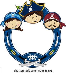 Cute Cartoon Pirates