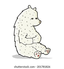 oso polar de dibujos animados bonitos