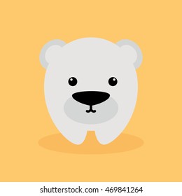 Cute Cartoon polar bear
