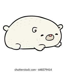 oso polar de dibujos animados bonitos
