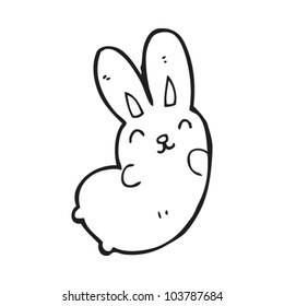 cute cartoon rabbit