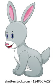 Cute cartoon rabbit