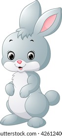 Cute cartoon rabbit