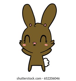cute cartoon rabbit