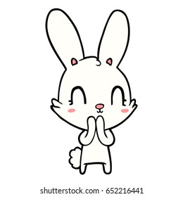 cute cartoon rabbit