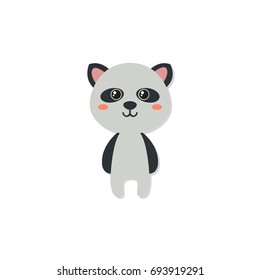 Cute Cartoon Raccoon