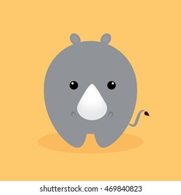Cute Cartoon rhino