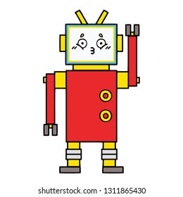 tira cómica de un robot
