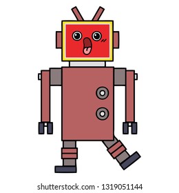 tira cómica de un robot