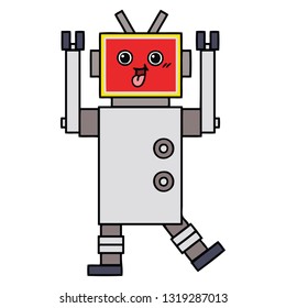 tira cómica de un robot