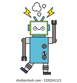 cute cartoon of a robot
