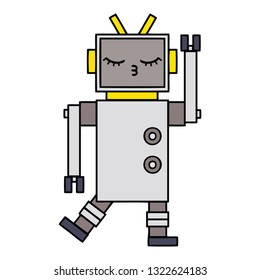 tira cómica de un robot
