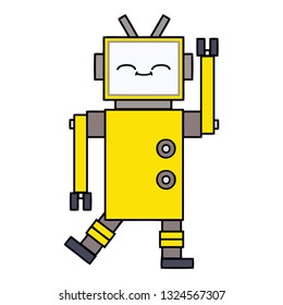 tira cómica de un robot
