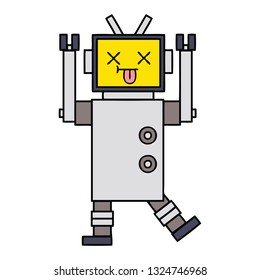 tira cómica de un robot