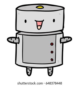 cute cartoon robot