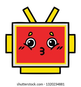 tira cómica de una cabeza robot