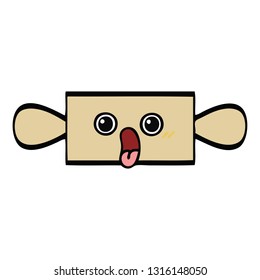 cute cartoon of a rolling pin
