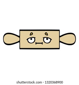 cute cartoon of a rolling pin