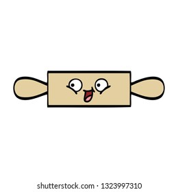 cute cartoon of a rolling pin